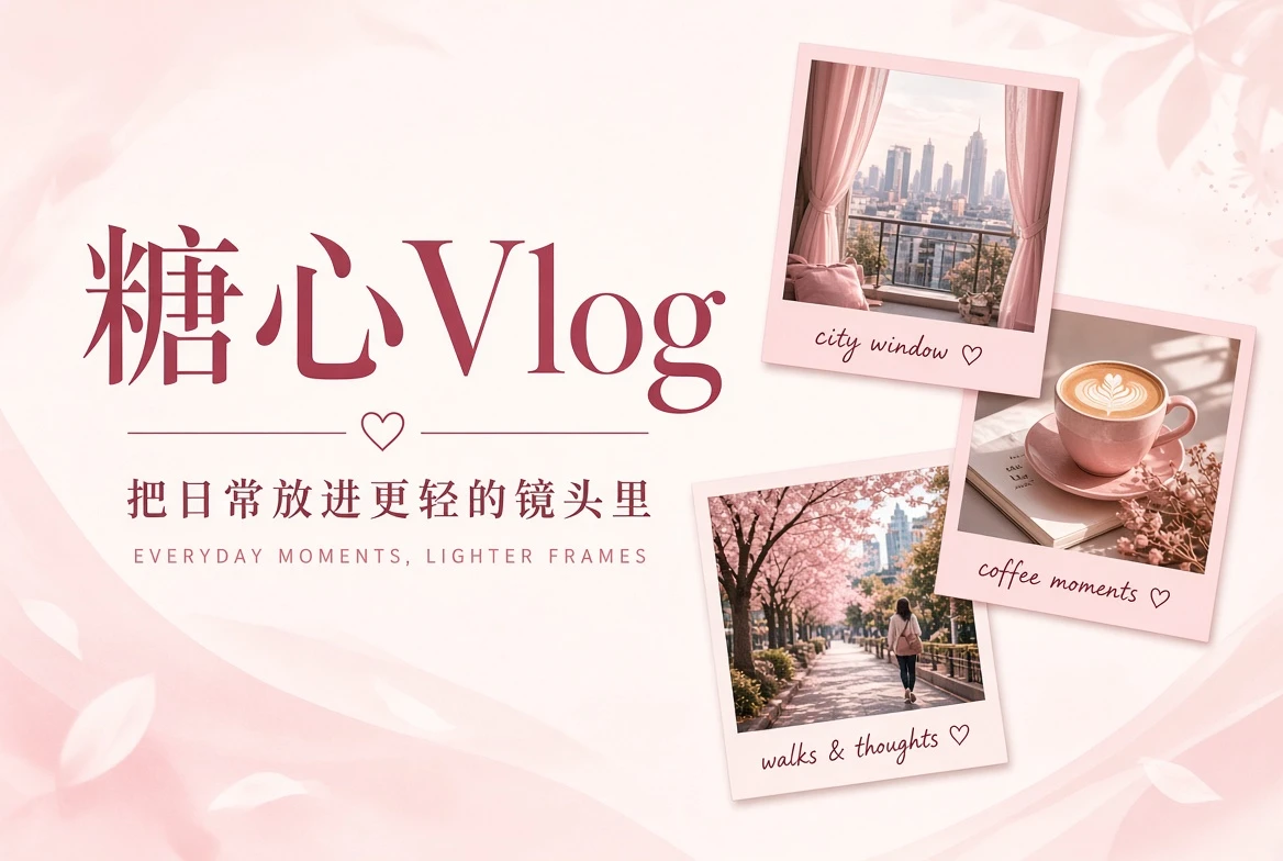 糖心Vlog日常有光品牌封面